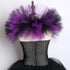 Girls Witch Queen Tutu Tulle with Horns Halloween Witch Costume for Kids Fancy Party Dress Children Clothes 2-10yr